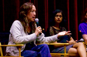 Karyn Kusmama and Leena Pandharkar at Girl Power panel. Photo by Emma Spiekerman