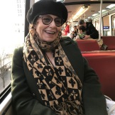 Vivien Goldman on the monorail